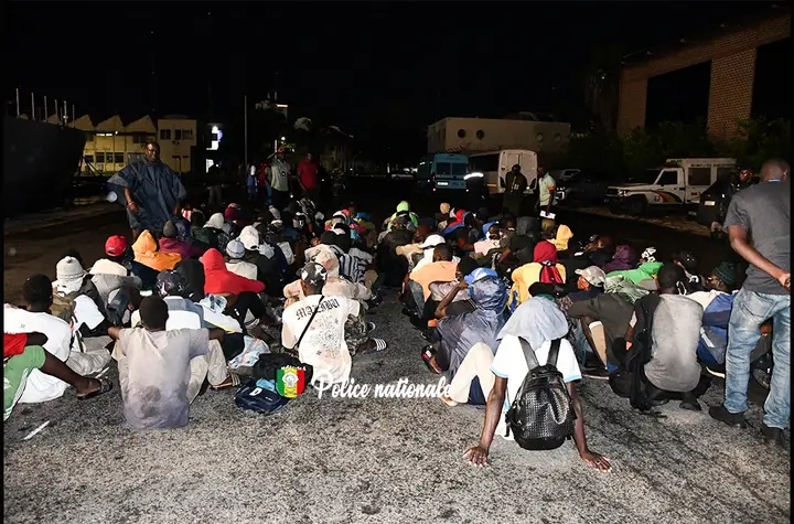 sept individus arrêtés après l’interception d’une pirogue au large de Sangomar…