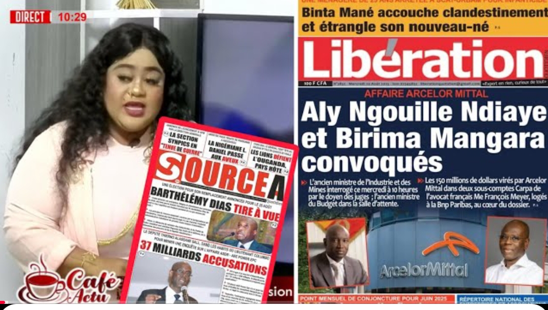 Suivez la revue des titres de ce 20 août 2025