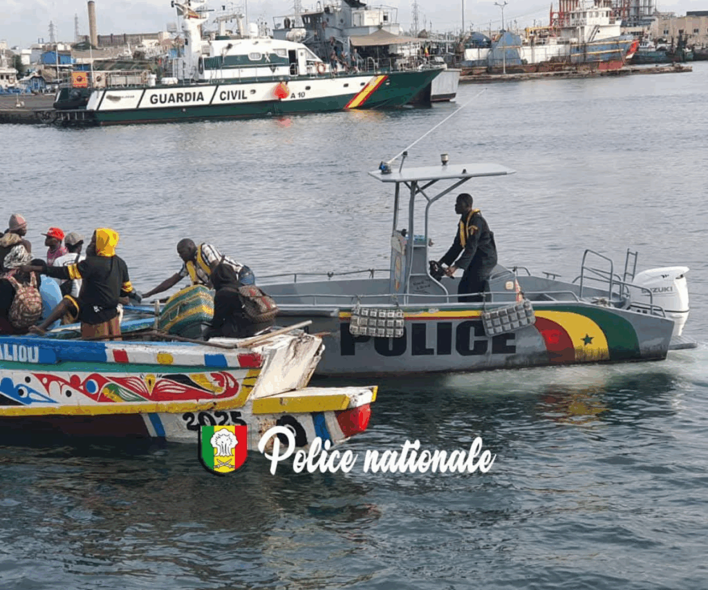 Interception de 108 migrants tentant de rejoindre l’Espagne