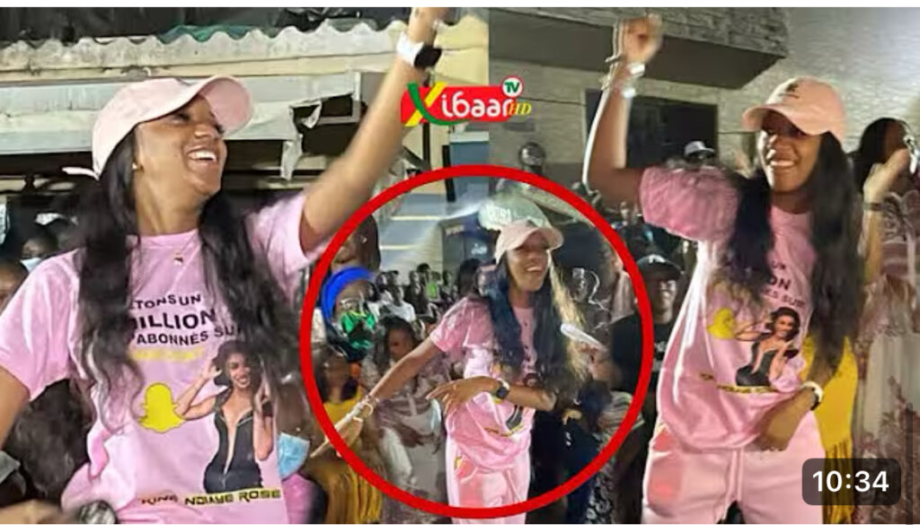 Kiné Ndiaye célèbre son million d&rsquo;abonnés sur Snapchat avec un sabar de stars