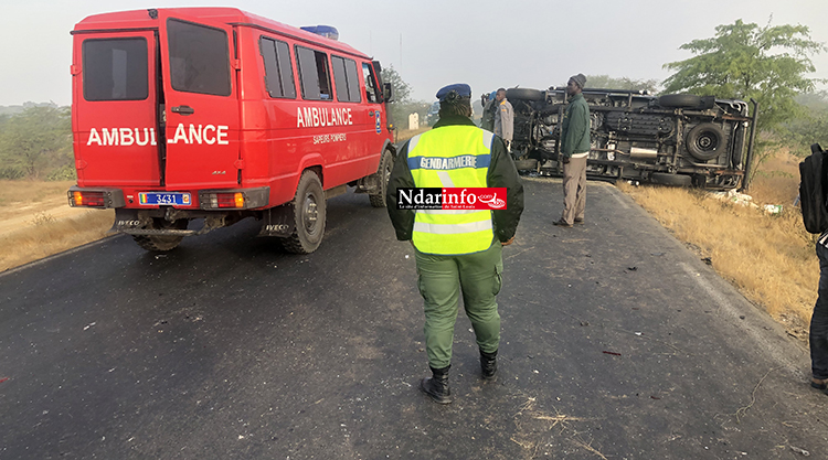 Renversement d’un minibus « Cheikhou Chérifou »