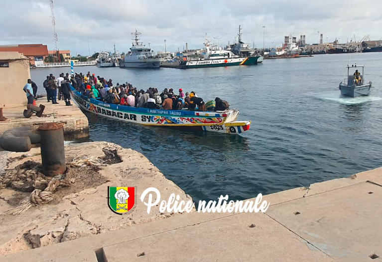 108 migrants interceptés lors d’une tentative d’émigration irrégulière