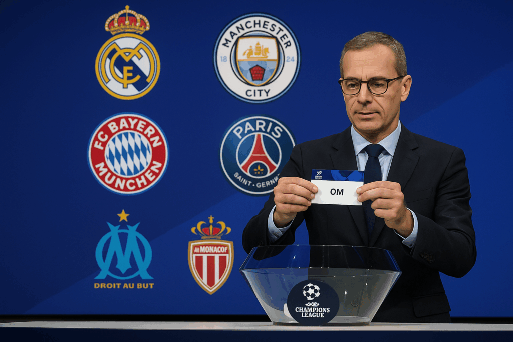 Real, City, Bayern et PSG en chapeau 1, l’OM et Monaco en embuscade