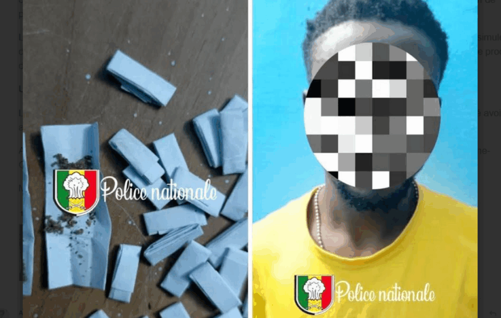 arrestation d’un Sierra-Léonais avec 44 pièces de Kush