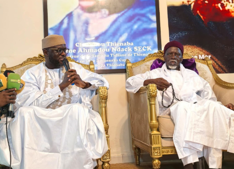 Un discours solennel d&rsquo;El Malick Ndiaye devant le khalife (vidéo)