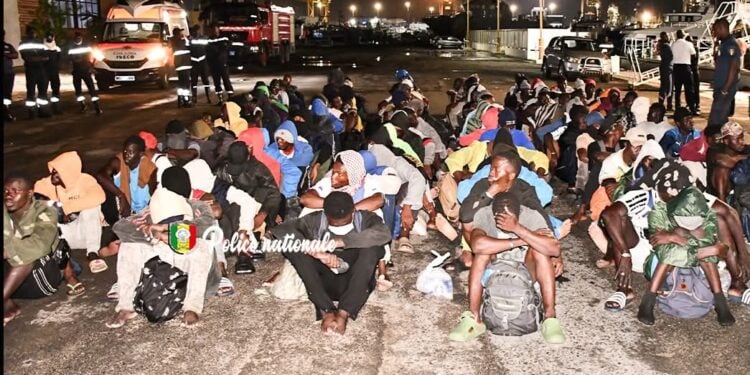 Sangomar : 147 migrants secourus, sept passeurs présumés arrêtés