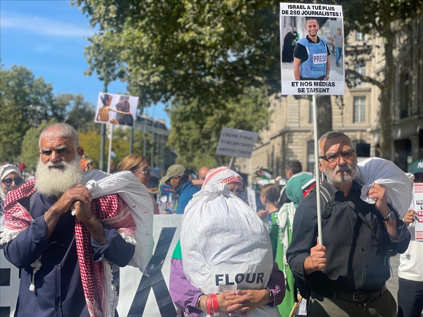 des milliers de personnes réclament des sanctions contre Israël pour la situation à Gaza