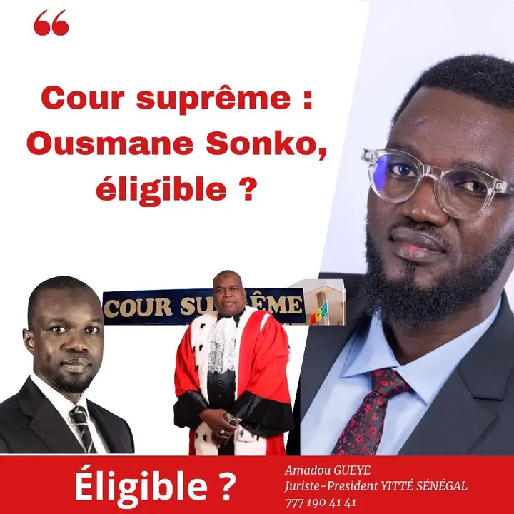 « Ousmane Sonko, éligible à 150% », (Amadou Ba, juriste)