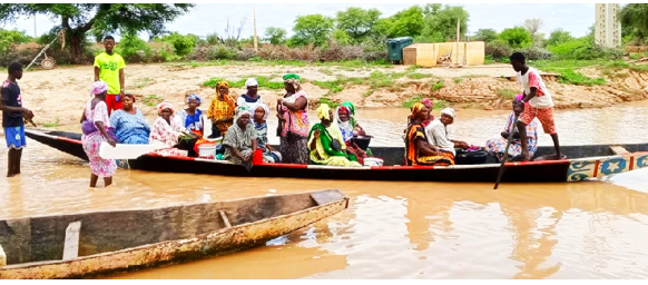 Traversée en pirogue interdite la nuit suite à la crue du fleuve Sénégal