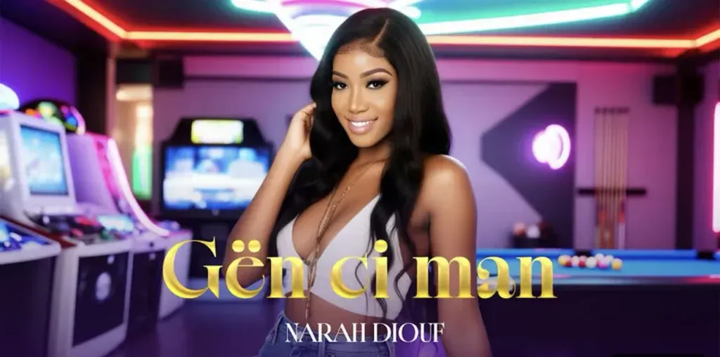 Narah Diouf lance son nouveau clip « Gën ci man »