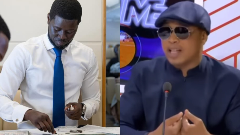 El Hadj Diouf sur la partie de Scrabble de Diomaye