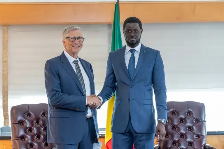 Le Président Diomaye Faye reçoit Bill Gates