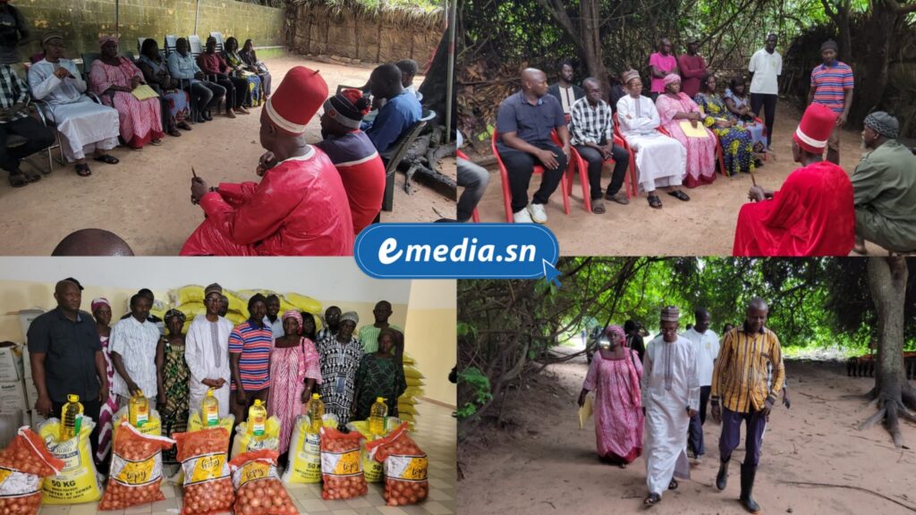 Célébration du Houmeubeul à Oussouye : Le maire Ousmane Diallo offre un bœuf et des vivres à la cour royale