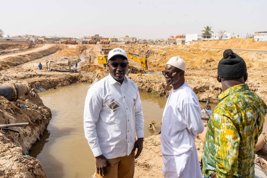 Débordement spectaculaire du bassin de Keur Kabb, la situation maîtrisée