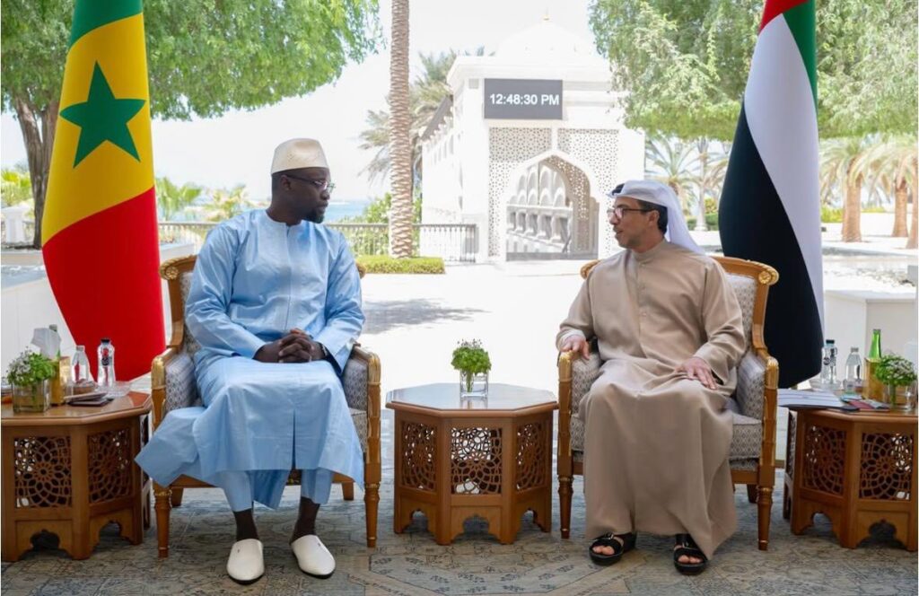 Ousmane Sonko reçu mercredi à par le vice-Président et vice-Premier ministre des Emirats Arabes Unis