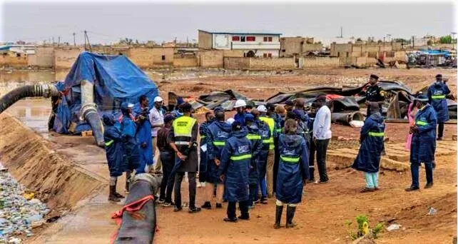 pompages intensifs à Diourbel et à Touba avec des défis persistants