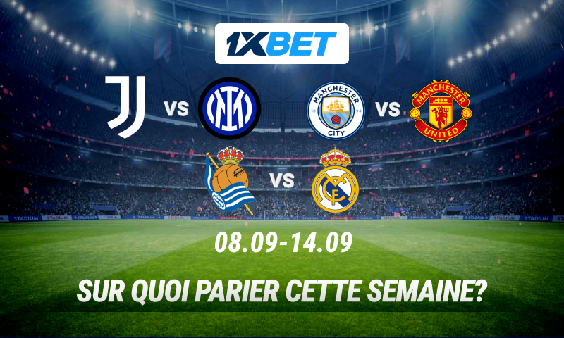 ne manquez pas les matchs phares de la semaine !