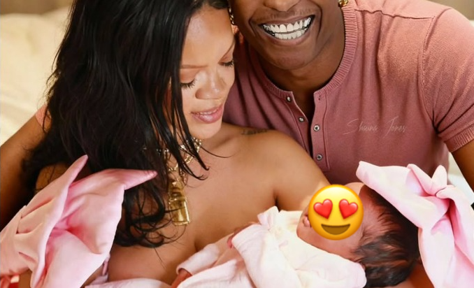 Rihanna et ASAP Rocky accueillent leur 3e enfant, une petite fille : Découvrez son nom (photo)