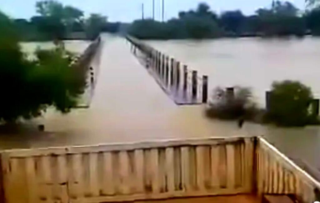 Le pont de Oréfondé fermé 
