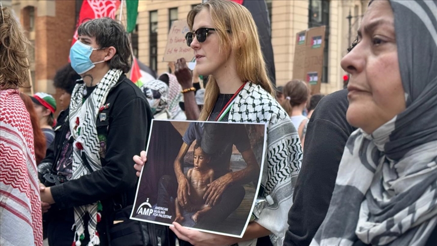 « Vous êtes le cœur de la Palestine en Amérique ! », lance une activiste à Chicago