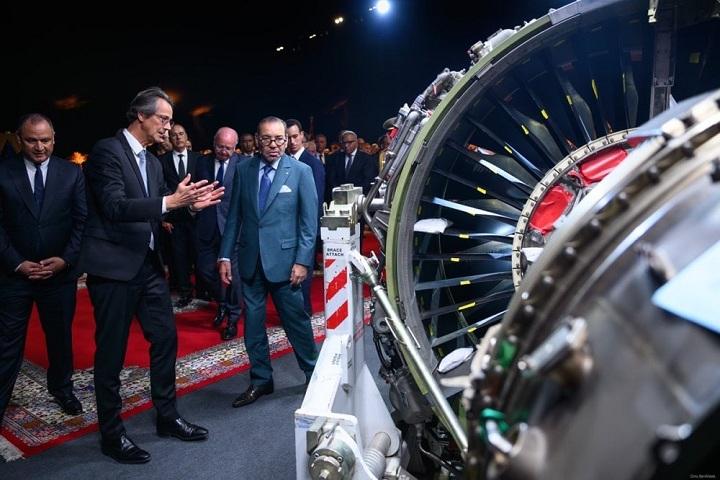 Le Roi Mohammed VI lance la construction du complexe de moteurs d’avions de Safran