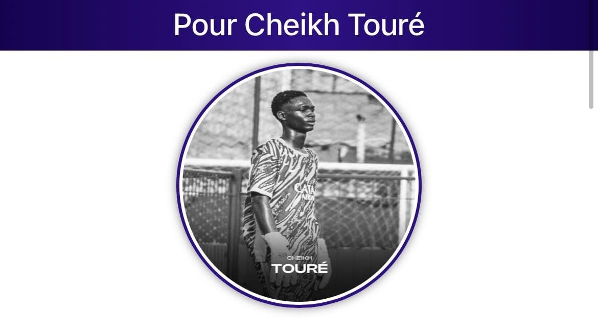 Lancée il y a quelques heures, la cagnotte pour Cheikh Touré atteint une belle somme (photo)