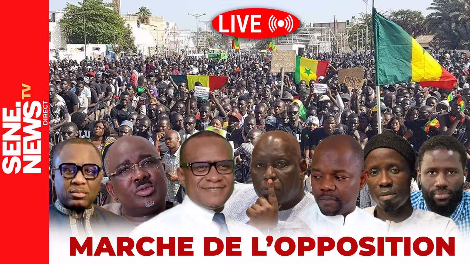 Le Front de l’opposition sénégalaise dans les rues