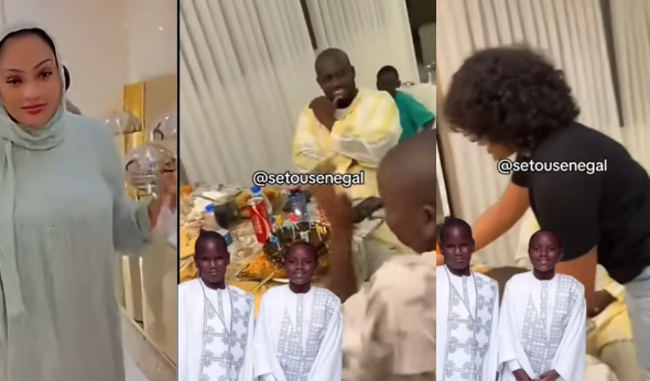Miss Ndiaye et Aïcha Rassoul réunies pour fêter les jumeaux d’Aziz Ndiaye (vidéo)
