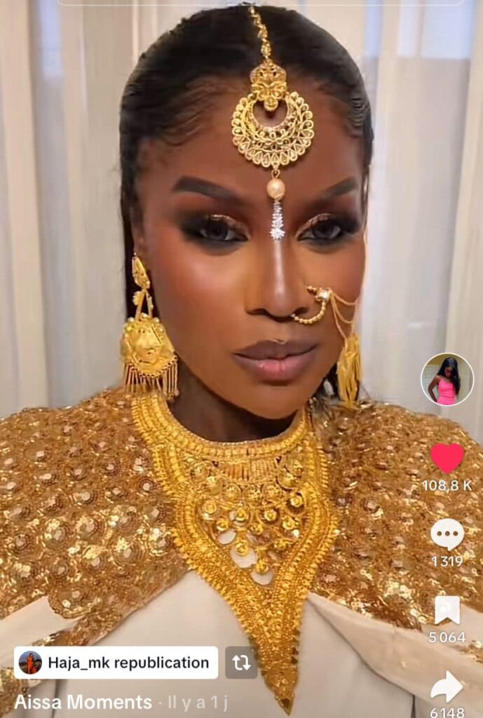 Dot de 32 millions, une voiture, un terrain à Dakar et un appartement à Paris, l’influenceuse Aicha gâtée par son époux