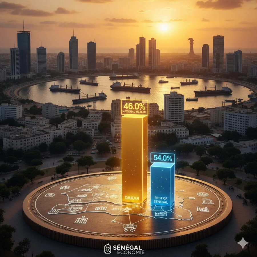 46,0% de la richesse nationale générée par la région de Dakar