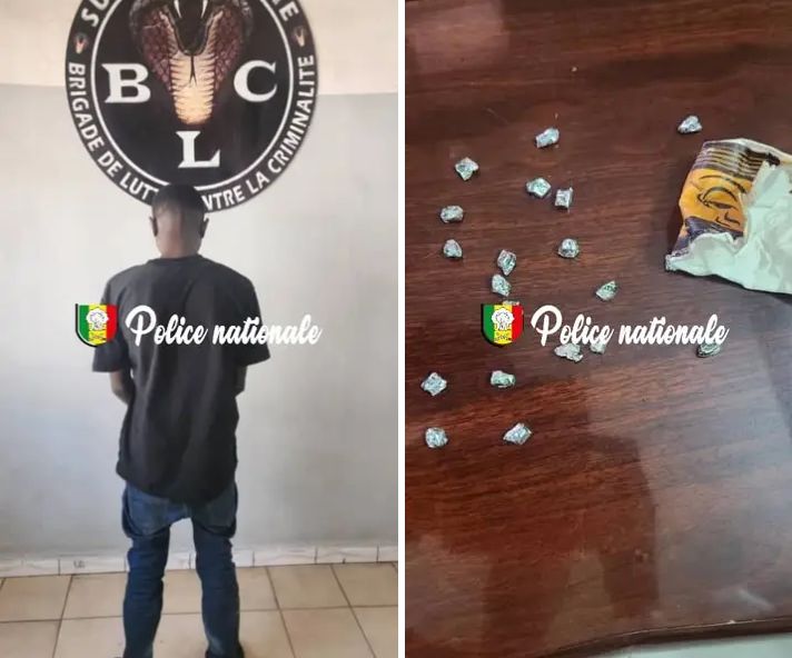 Un trafiquant arrêté avec 25 « pierres » de cocaïne à Benn Tally