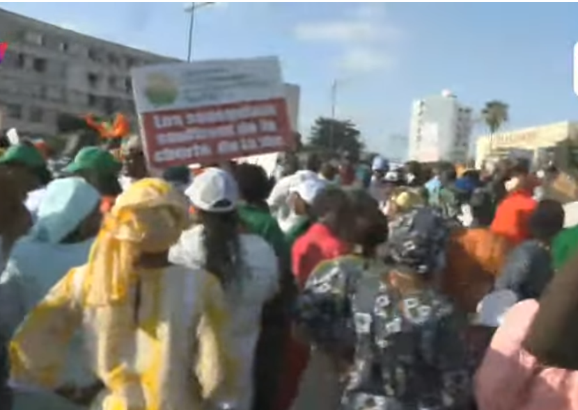 De Score au Jet d’Eau. Le FDR mobilise pour exiger ‘la libération des détenus politiques, la baisse des prix…’