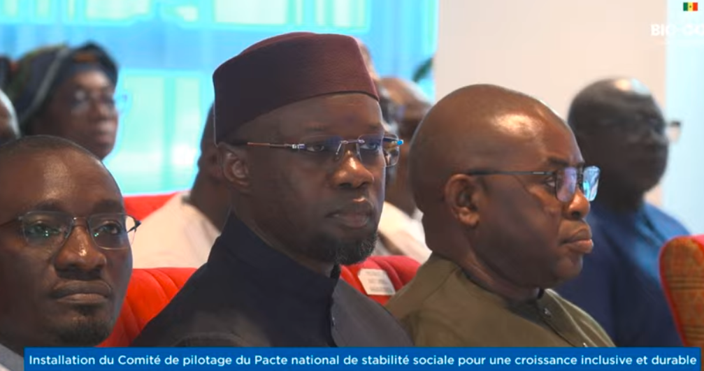 Ousmane Sonko installe le comité de pilotage du pacte national de stabilité sociale