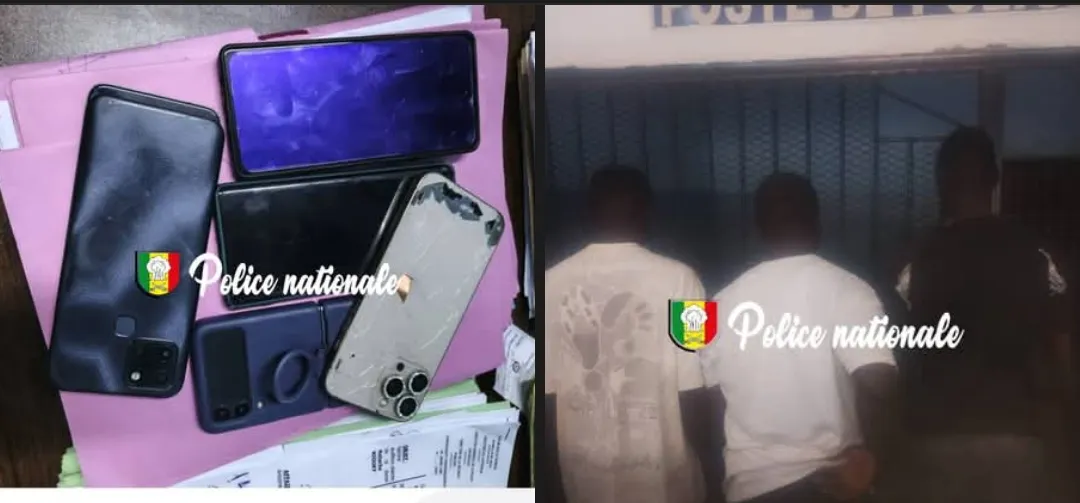 trois individus arrêtés pour vols multiples de téléphones portables