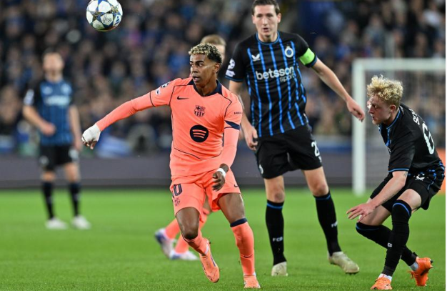 Un Lamine Yamal étincelant arrache le nul pour le Barça face au Club Bruges (3-3)