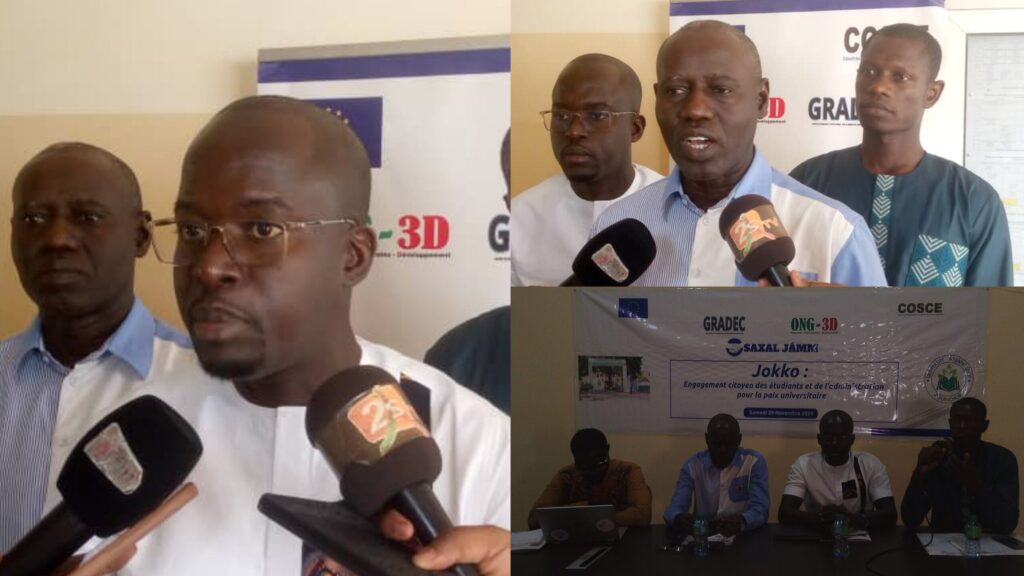 Un dialogue initié après la réhabilitation des amicales étudiantes