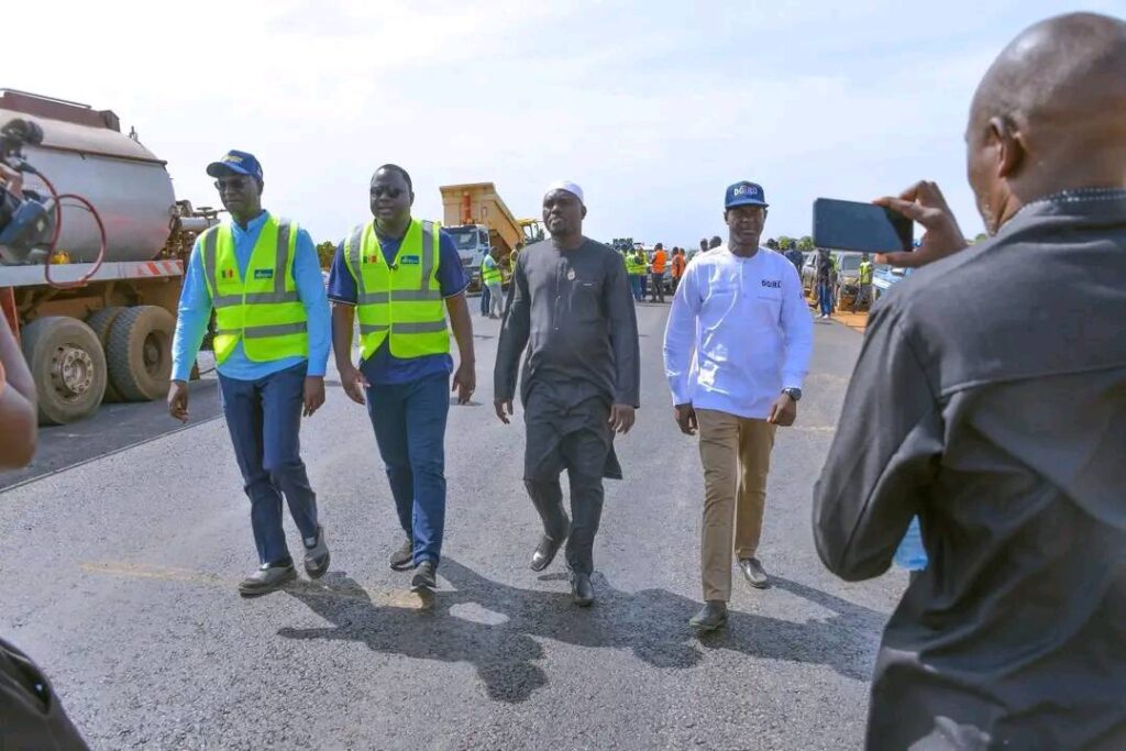 le Ministre Déthié Fall en visite de chantier pour évaluer l’avancement des travaux