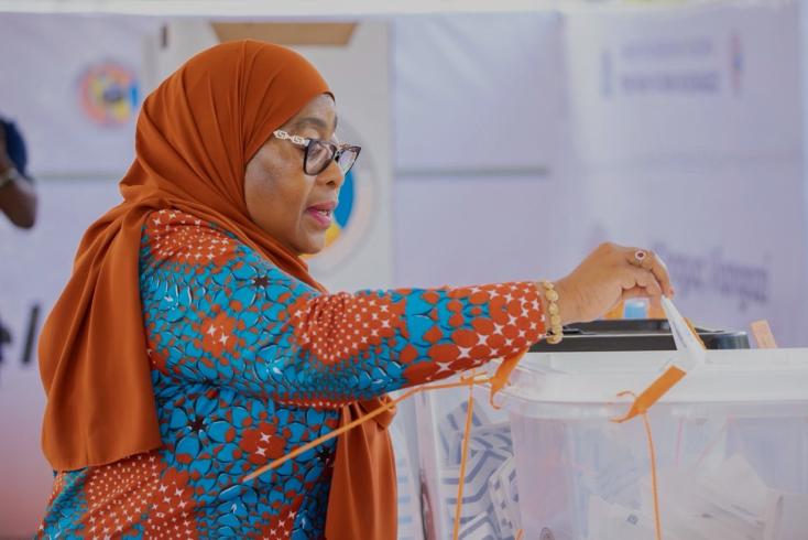 Samia Suluhu Hassan réélue avec 97,66% des voix