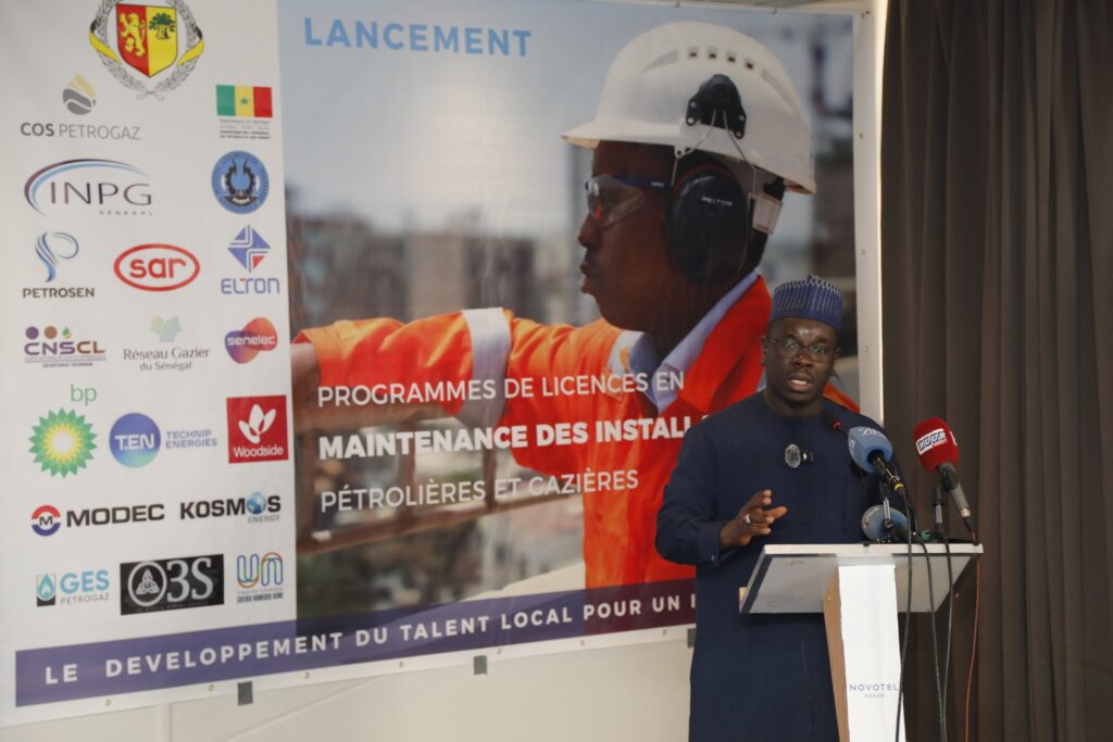 Birame Souleye Diop lance deux licences Pro en maintenance des installations pétrolières et gazières