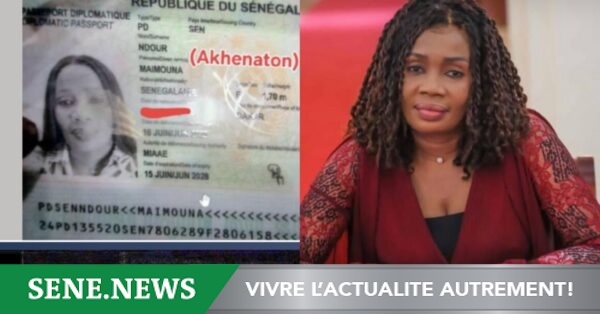 Ce passeport diplomatique attribué à Maimouna Ndour Faye est un faux