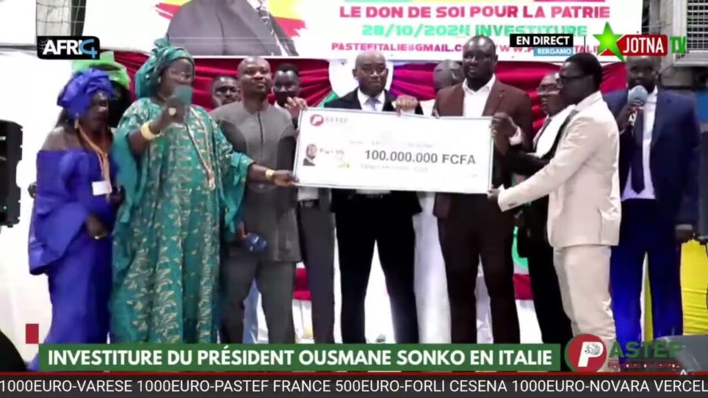 PASTEF Bergamo réaffirme son engagement et sa loyauté envers Ousmane Sonko
