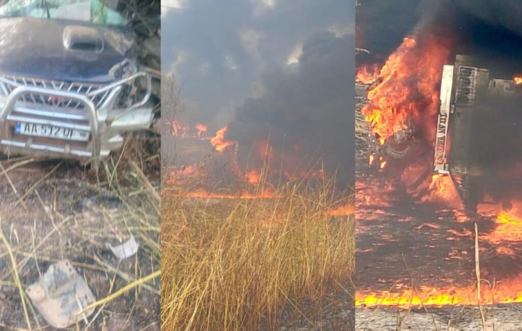 Un camion citerne explose sur la RN 1
