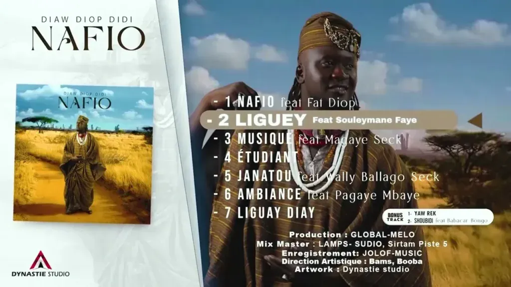 Diaw Diop Didi dévoile son album « NAFIO » avec Wally Seck et Souleymane Faye