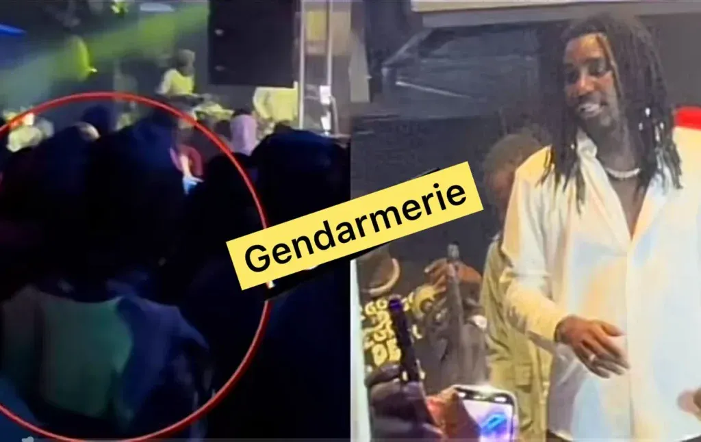 La gendarmerie débarque et interrompt le show de Wally Seck