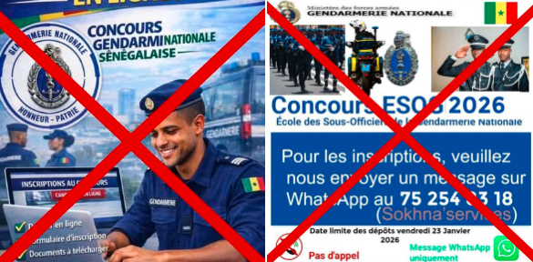 La gendarmerie alerte les internautes
