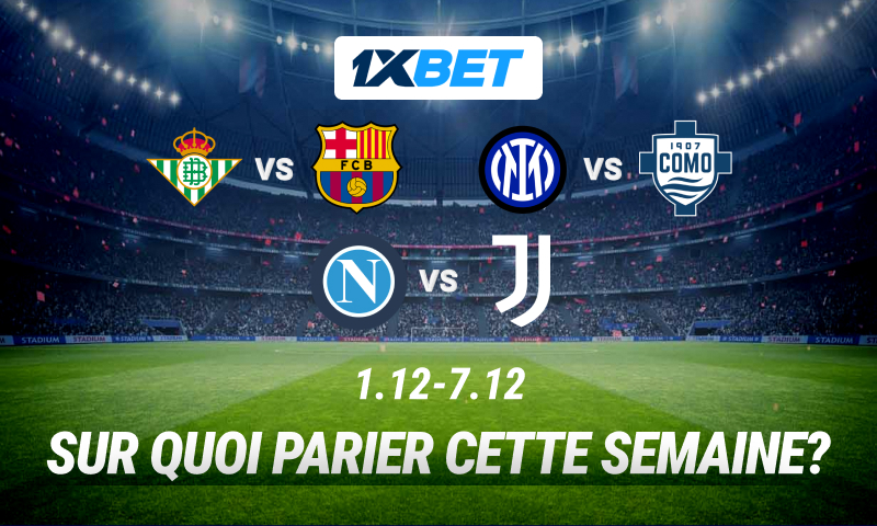 pariez sur les principaux affrontements du week-end !