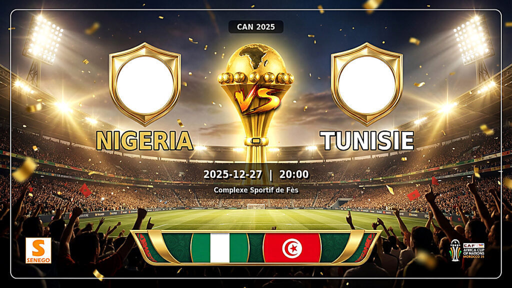Nigeria vs Tunisie, suivez le choc du Groupe C en live sur Senego