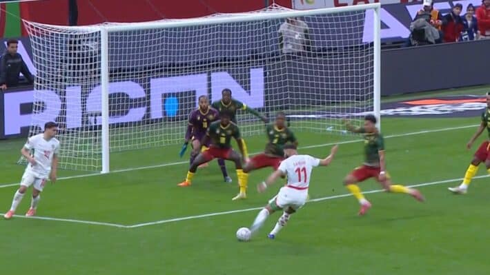 Les Lions de l’Atlas éliminent le Cameroun et rejoignent le dernier carré