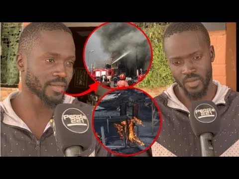la lourde perte matérielle subie par le Tik Tokeur Ibrahima Sakho