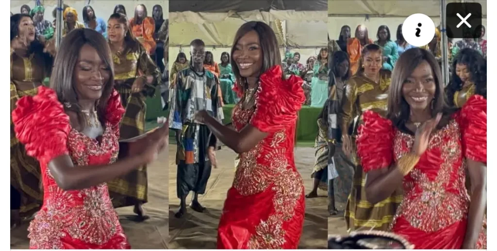 Sur le terrain Acapes, la réaction spontanée de Coumba Gawlo Seck dès les premières notes des percussionnistes (Vidéo)